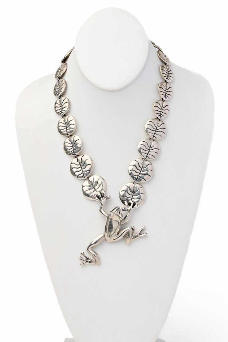 Emilia Castillo Sterling Silver Frog Necklace – Audrey's of Naples