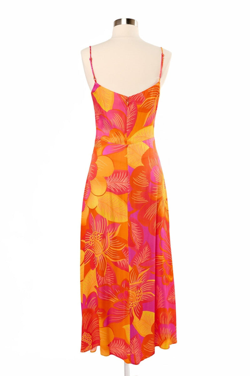 open lace back dress Farm Rio Summer Garden Ombre Midi Dress – Audrey's of Naples