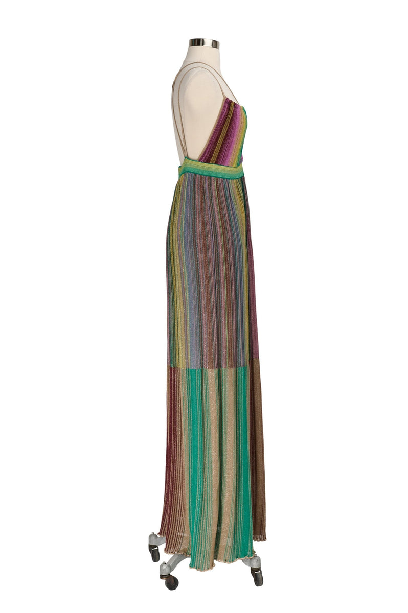 m missoni halter dress M Missoni Shimmer Knit Maxi Dress – Audrey's of Naples