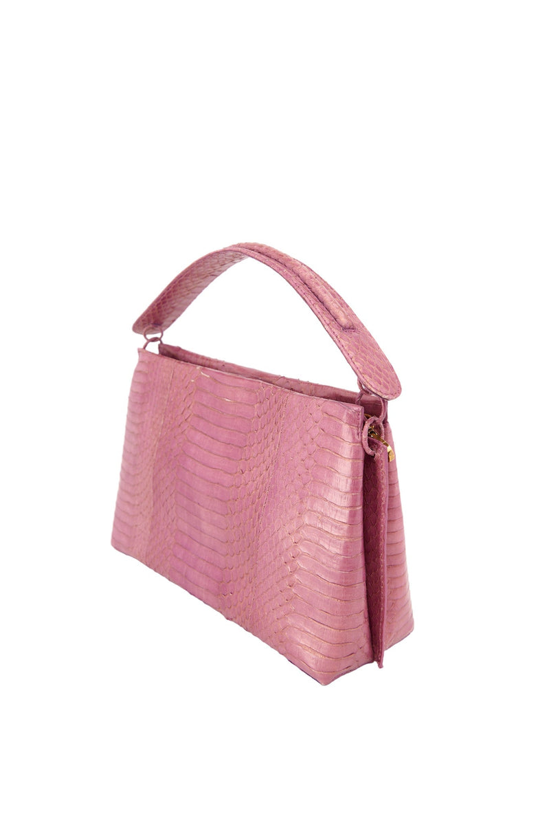 Nancy Gonzalez Metallic Python Small Top Handle Bag – Audrey's of Naples