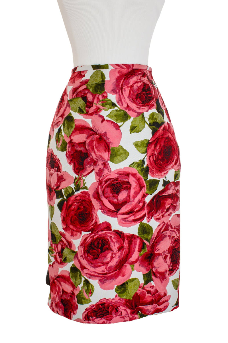 Michael kors floral outlet pencil skirt