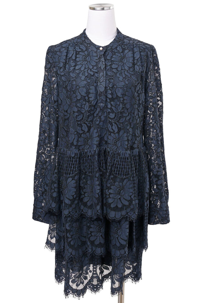 Adam Lippes Lace Long Sleeve Dress Audrey's of Naples Adam Lippes Lace Long Sleeve Dress Audrey's of Naples
