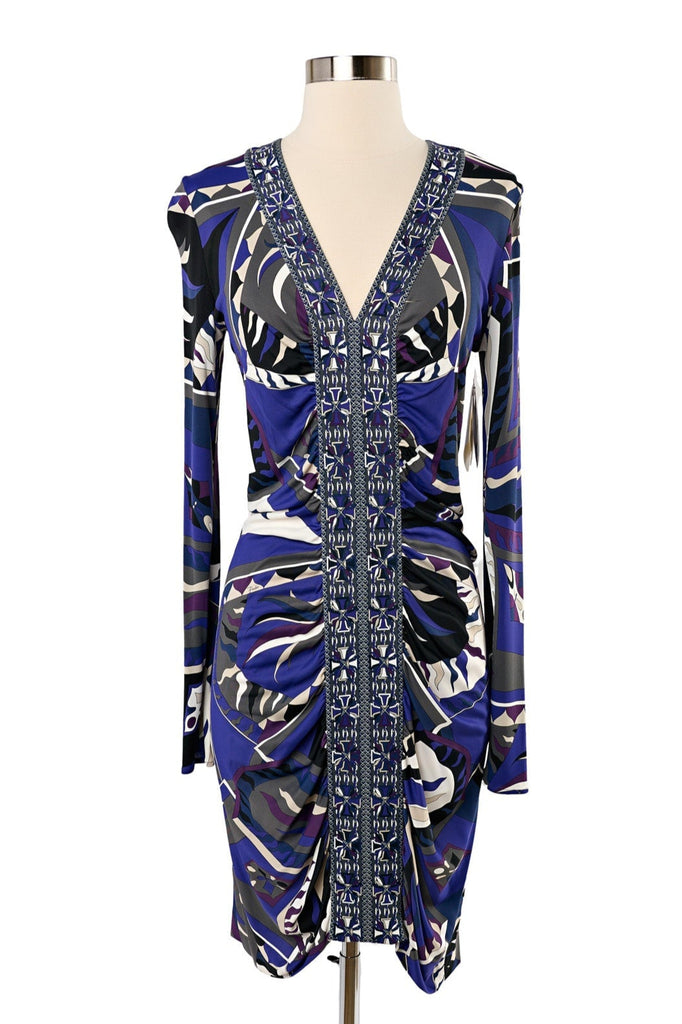 Emilio Pucci Long Sleeve Ruched Dress – Audrey's of Naples