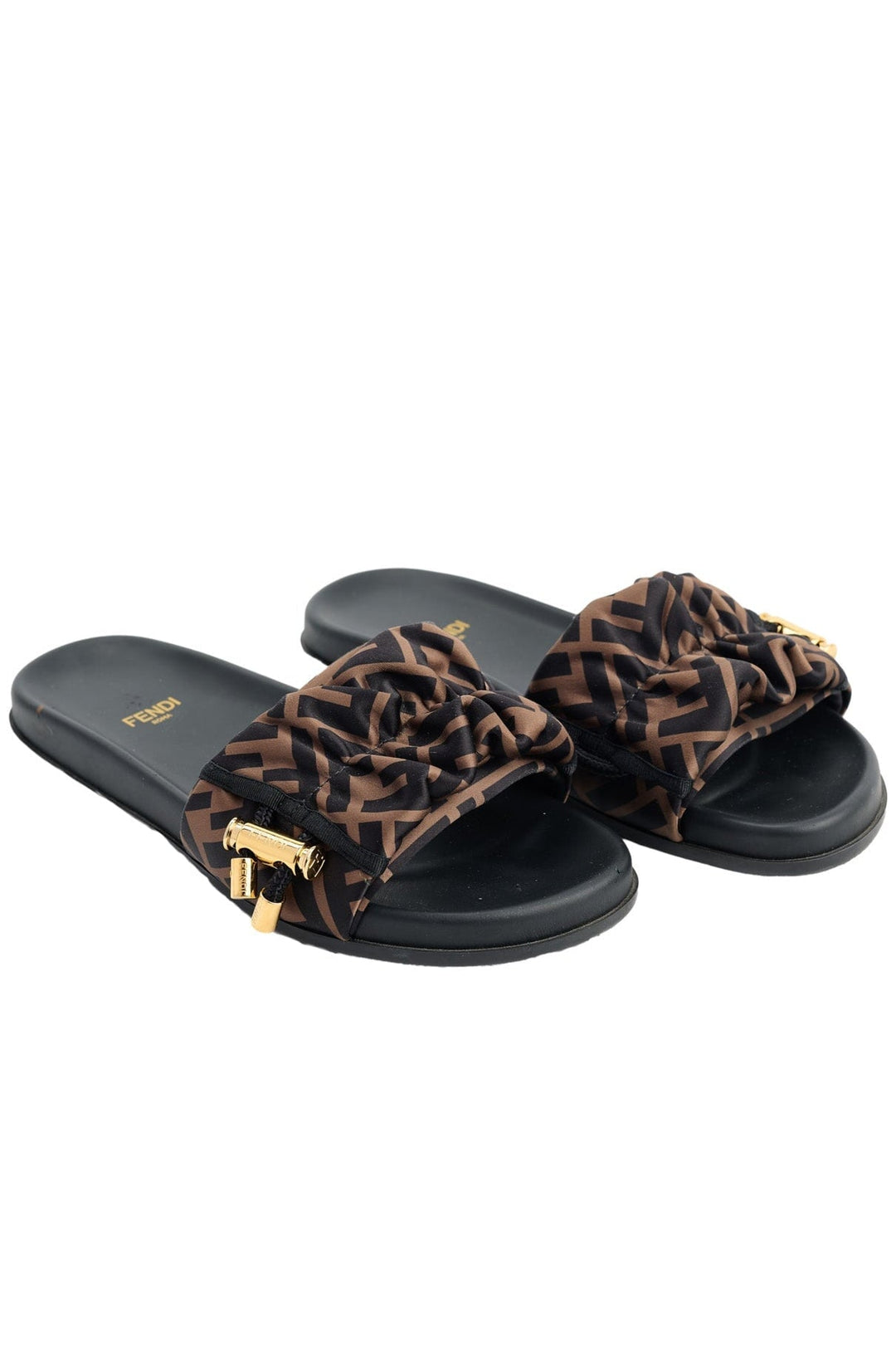 Fendi Illusion FF Slide Sandals – Audrey display picture 1