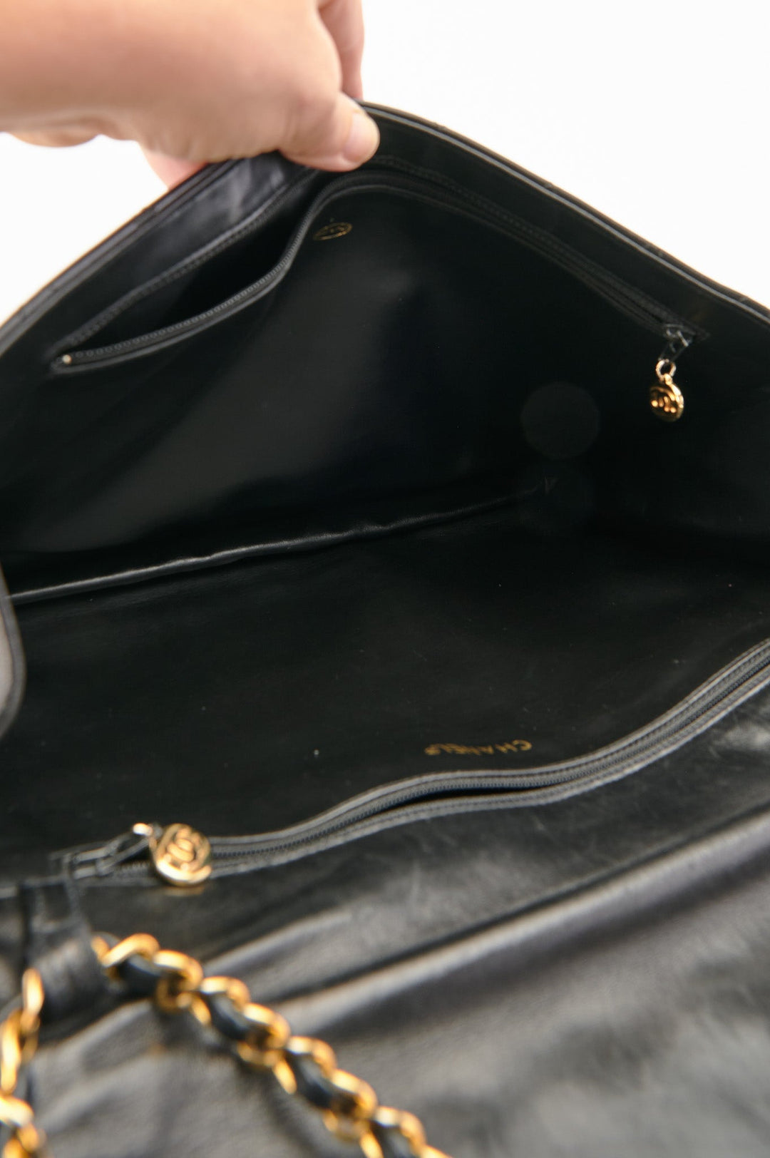 Pre-loved Chanel 1989 XXL Flap Clutch – Audrey's of Naples