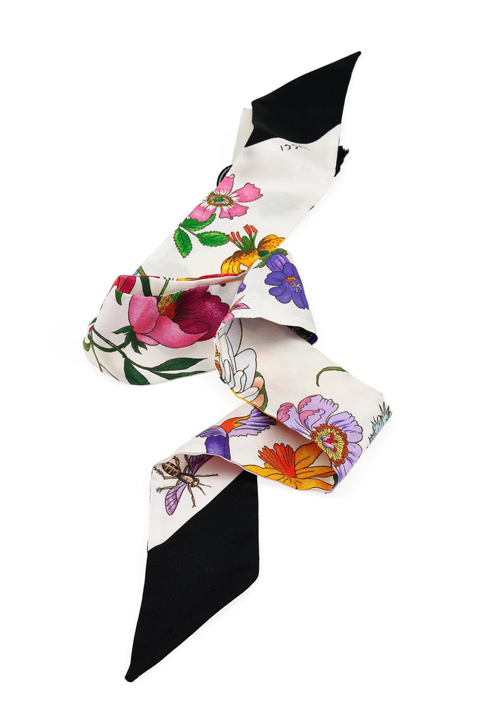 Pre-loved Gucci Floral Silk Twilly – Audrey's of Naples