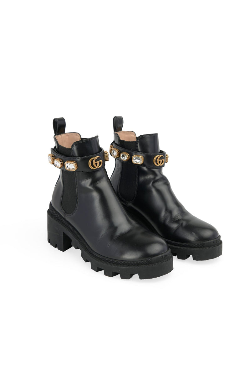 Pre-loved Gucci Rhinestone Boots – Audrey's of Naples