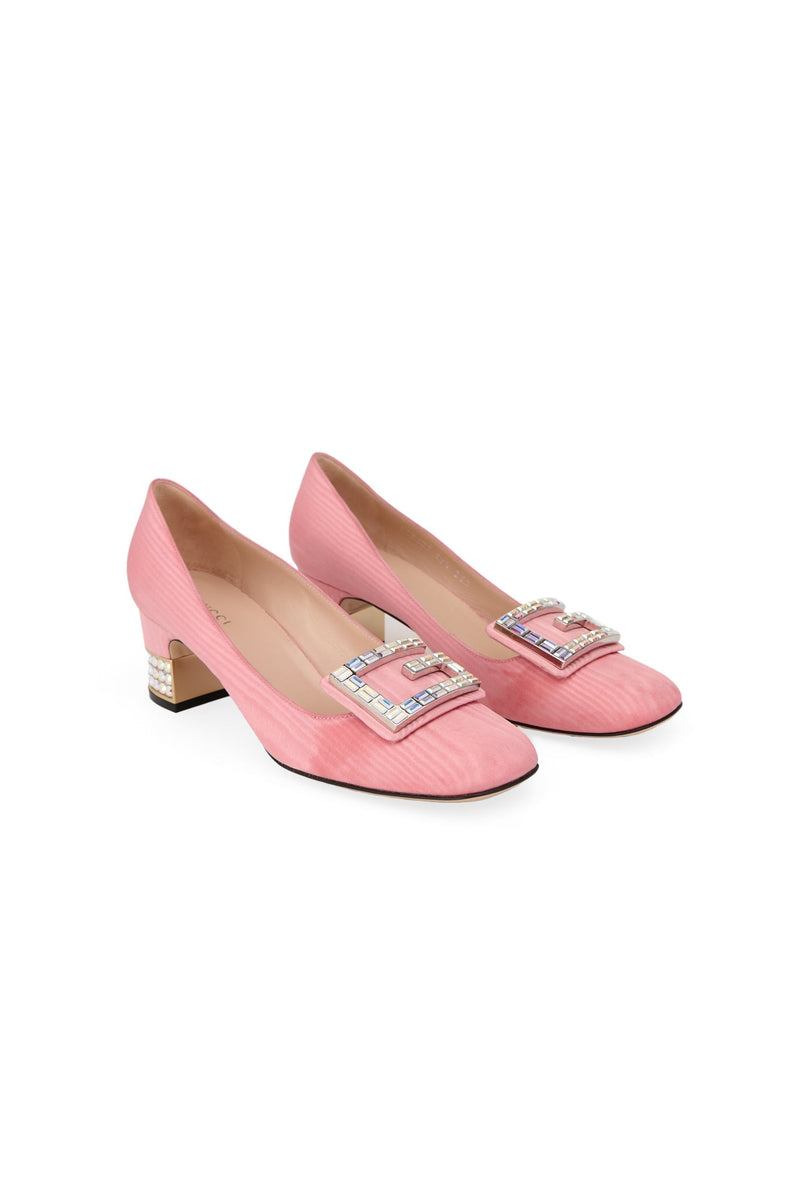 Gucci Rhinestone Pre-loved Gucci Rhinestone Silk Heels – Audrey's of Naples