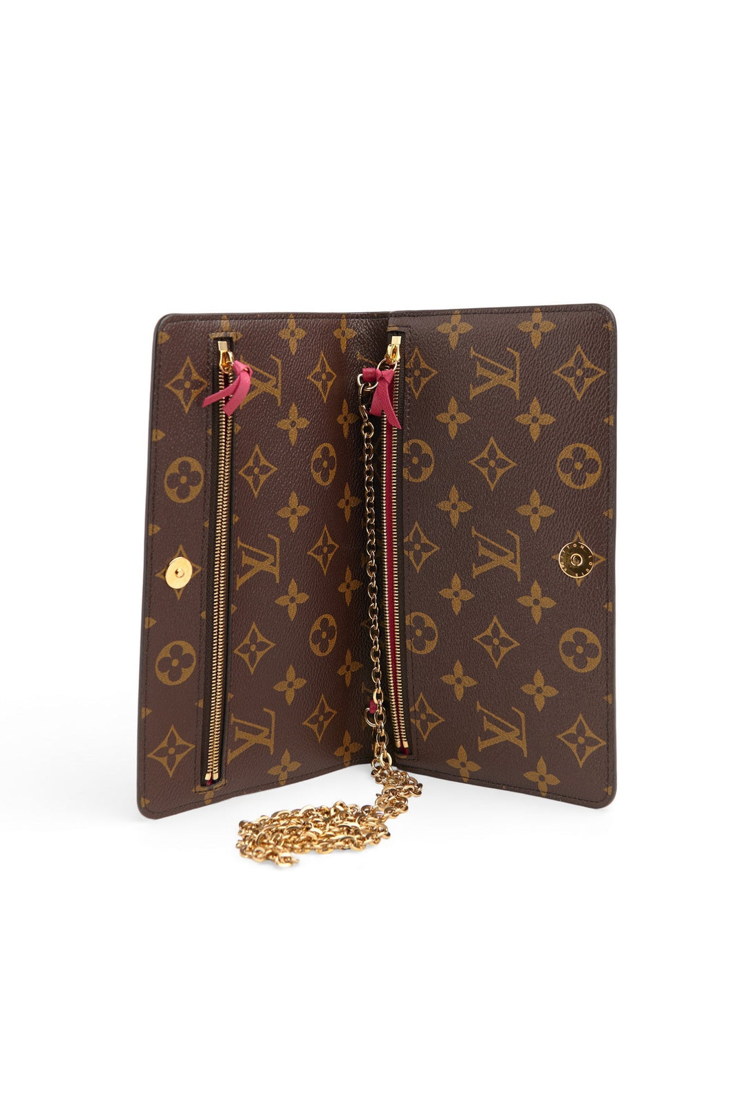 Pre-loved Louis Vuitton Summer Trunks and Bags Wallet On Chain