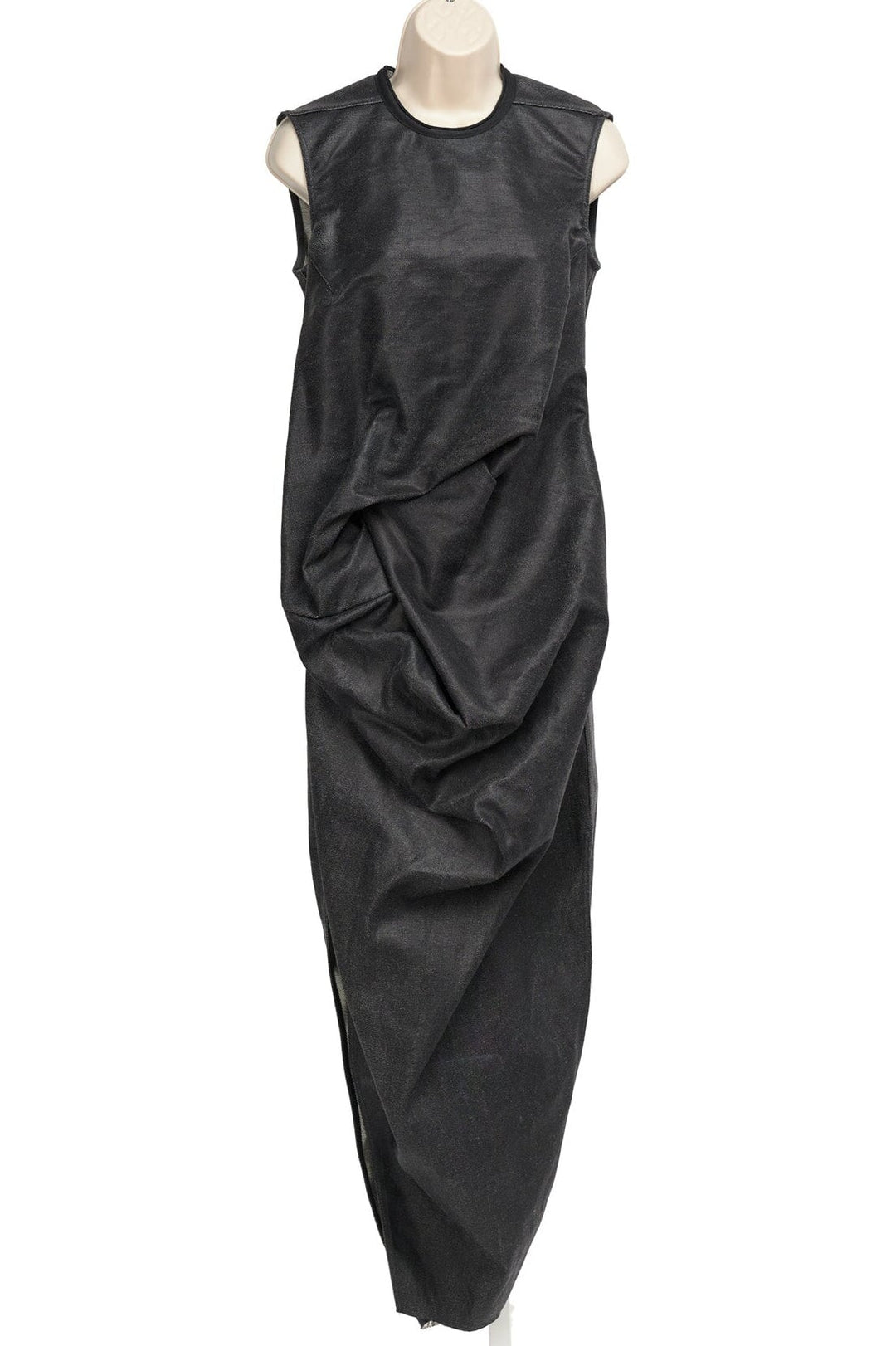 slim fit dress slacks One Shoulder Denim Print Dress – Mara Blak