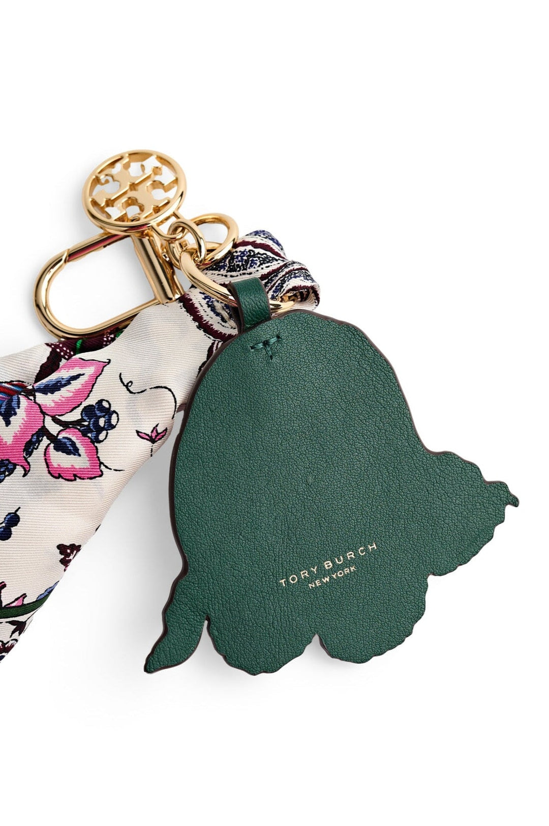 TORY BURCH リーフ編み ロゴチャーム Woven Strawberry Bag Charm: Women's Designer Bag Charms & Key