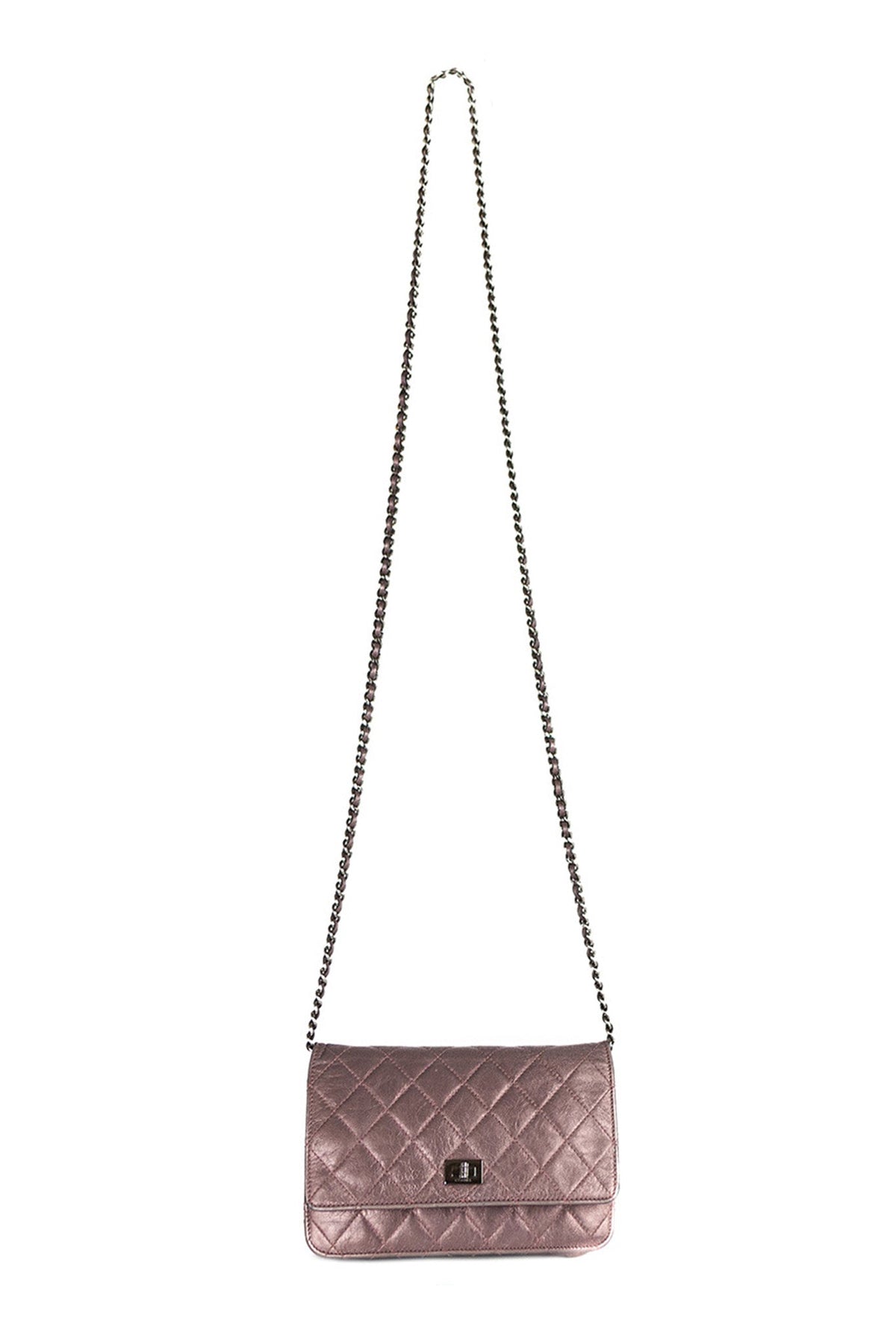 Chanel Purple Metallic Wallet on a Chain Re-issue – Audrey's of Naples
